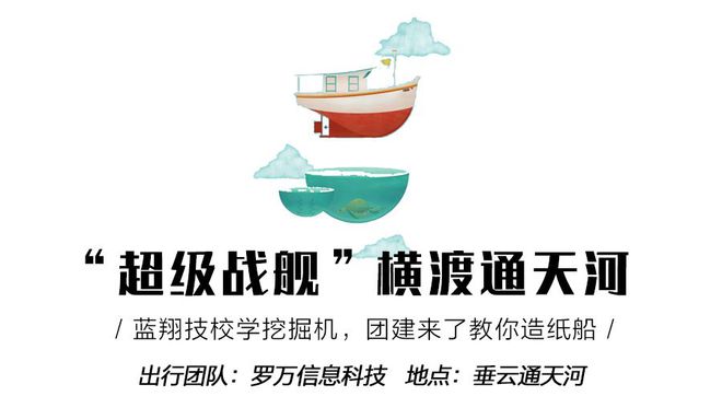 开云杭州潮团建来了 “纸板造船”横渡河流“纸板造车”冲刺赛场！(图2)